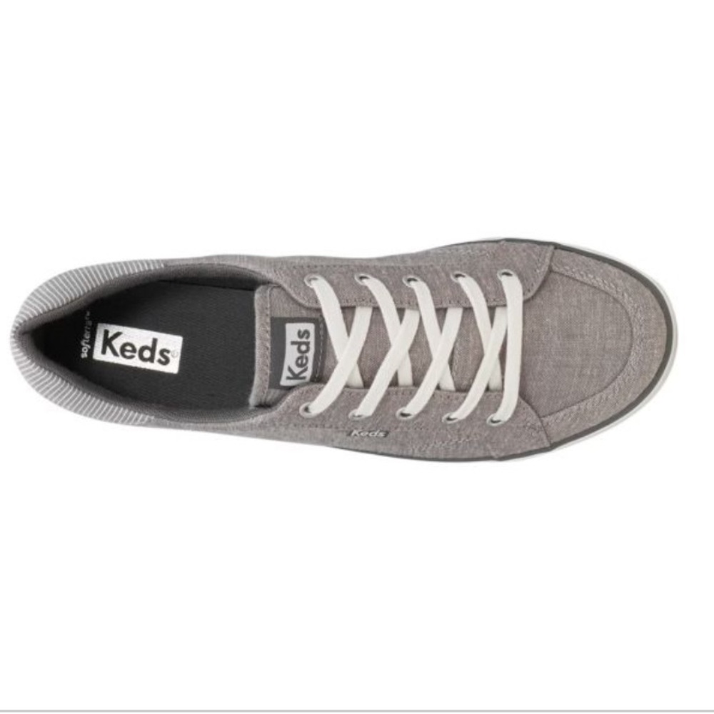 Keds 7.5 walking on a cloud Center Chambray Gray - worn 3 times